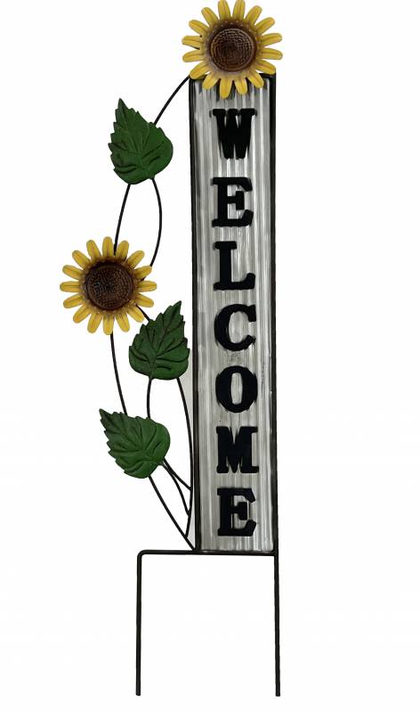 Welcome Garden Sign Stake
