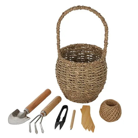 Peggy Mini 6 Piece Garden Toll Set With Basket