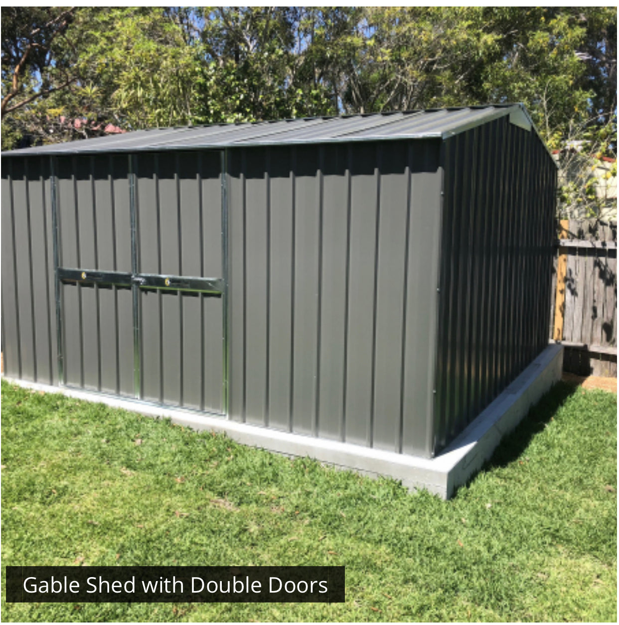 Gable Double Door Shed